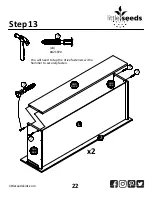 Preview for 22 page of Little Seeds Twin Mates 9060103COM Assembly Manual