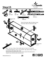 Preview for 24 page of Little Seeds Twin Mates 9060103COM Assembly Manual