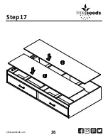 Preview for 26 page of Little Seeds Twin Mates 9060103COM Assembly Manual