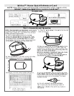 Little Sparrows Technologies bili-hut Quick Reference Card предпросмотр