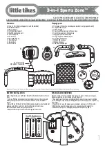 Предварительный просмотр 1 страницы Little Tikes 3-in-1 Sports Zone Manual