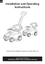 Preview for 2 page of Little Tikes 5705858711690 Installation And Operating Instructions Manual