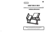 Предварительный просмотр 1 страницы Little Tikes GREAT IDEAS DESK Assembly Instructions