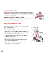 Preview for 12 page of Little Tikes Highback Booster Seat Instruction Manual