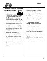 Предварительный просмотр 5 страницы Little Wonder 5612-00-59 Operators Safety Manual