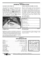 Preview for 4 page of Little Wonder BedShaper 900 Operator'S Manual