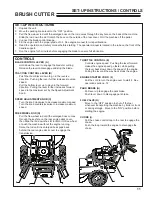 Предварительный просмотр 11 страницы Little Wonder BRC-26 Hydro Operator'S & Parts Manual