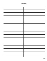 Preview for 17 page of Little Wonder Classen TRS-20 Operator'S & Parts Manual