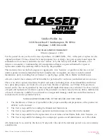 Preview for 18 page of Little Wonder Classen TRS-20 Operator'S & Parts Manual