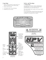 Preview for 4 page of Little Wonder HPV 5611 Owner'S Manual