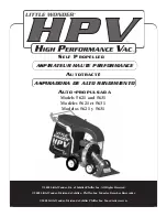 Preview for 1 page of Little Wonder HPV 5621 Manual