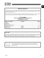 Preview for 3 page of Little Wonder MAXIMUM OUTPUT BLOWER Owner'S Manual And Safety Instructions