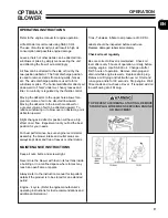 Preview for 9 page of Little Wonder MAXIMUM OUTPUT BLOWER Owner'S Manual And Safety Instructions