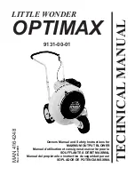 Preview for 15 page of Little Wonder OPTIMAX 9131-00-01 Technical Manual