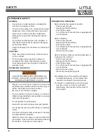 Preview for 6 page of Little Wonder OPTIMAX 9270-02-01 Owner'S Manual And Safety Instructions