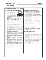 Preview for 5 page of Little Wonder PRO CRACK CLEANER 6236-00-01 Operator'S & Parts Manual