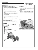 Preview for 10 page of Little Wonder PRO CRACK CLEANER 6236-00-01 Operator'S & Parts Manual