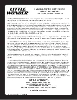 Preview for 16 page of Little Wonder PRO EDGER 6232-00-59 Set-Up And Parts Manual