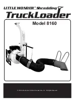 Little Wonder Shredding TruckLoader 8160 Manual preview
