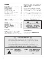 Preview for 2 page of Little Wonder Xtra Operator Owner'S Manual