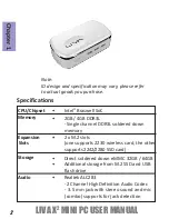 Предварительный просмотр 10 страницы LIVA X2 MINI PC User Manual