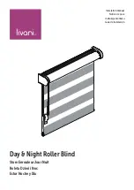 livani Day & Night Roller Blind Instalation Manual preview