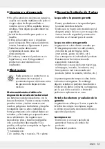 Preview for 13 page of LIVARNO home 1061-G Operating And Safety Instructions Manual