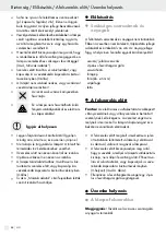 Preview for 88 page of LIVARNO home 14160605L Assembly, Operating And Safety Instructions