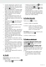 Предварительный просмотр 39 страницы LIVARNO home 366236 2101 Operation And Safety Notes