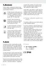 Предварительный просмотр 40 страницы LIVARNO home 366236 2101 Operation And Safety Notes