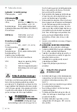 Preview for 54 page of LIVARNO home 366236 2101 Operation And Safety Notes