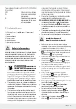 Предварительный просмотр 13 страницы LIVARNO home 380905 2101 Operation And Safety Notes