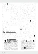 Предварительный просмотр 26 страницы LIVARNO home 380905 2101 Operation And Safety Notes