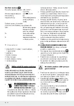 Предварительный просмотр 32 страницы LIVARNO home 380905 2101 Operation And Safety Notes