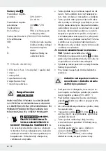 Предварительный просмотр 44 страницы LIVARNO home 380905 2101 Operation And Safety Notes