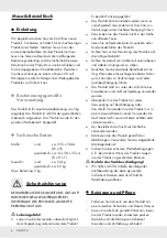 Предварительный просмотр 7 страницы LIVARNO home 385506 Operation And Safety Notes