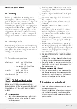 Предварительный просмотр 14 страницы LIVARNO home 385506 Operation And Safety Notes