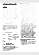 Предварительный просмотр 16 страницы LIVARNO home 385506 Operation And Safety Notes