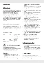 Предварительный просмотр 24 страницы LIVARNO home 385506 Operation And Safety Notes