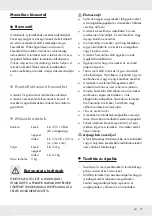 Предварительный просмотр 28 страницы LIVARNO home 385506 Operation And Safety Notes