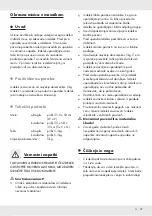 Предварительный просмотр 30 страницы LIVARNO home 385506 Operation And Safety Notes