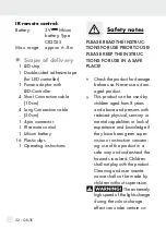 Предварительный просмотр 22 страницы LIVARNO home HG06280 Operation And Safety Notes