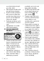 Предварительный просмотр 82 страницы LIVARNO home HG06280 Operation And Safety Notes