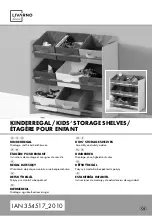 Предварительный просмотр 1 страницы LIVARNO home KIDS' STORAGE SHELVES Assembly And Safety Advice