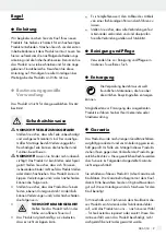 Preview for 9 page of Livarno Living 290568 Assembly, Operating And Safety Instructions