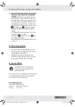 Preview for 12 page of Livarno Living Z30613A Manual