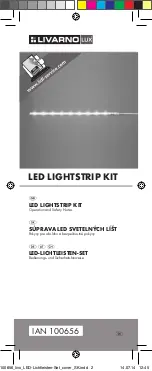 LIVARNO LUX 100656 Operation And Safety Notes preview