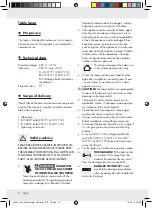 Предварительный просмотр 14 страницы LIVARNO LUX 102617 Operation And Safety Notes