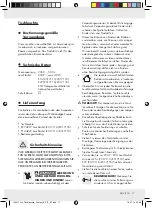 Предварительный просмотр 17 страницы LIVARNO LUX 102617 Operation And Safety Notes