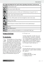 Предварительный просмотр 5 страницы LIVARNO LUX 103128 Operation And Safety Notes